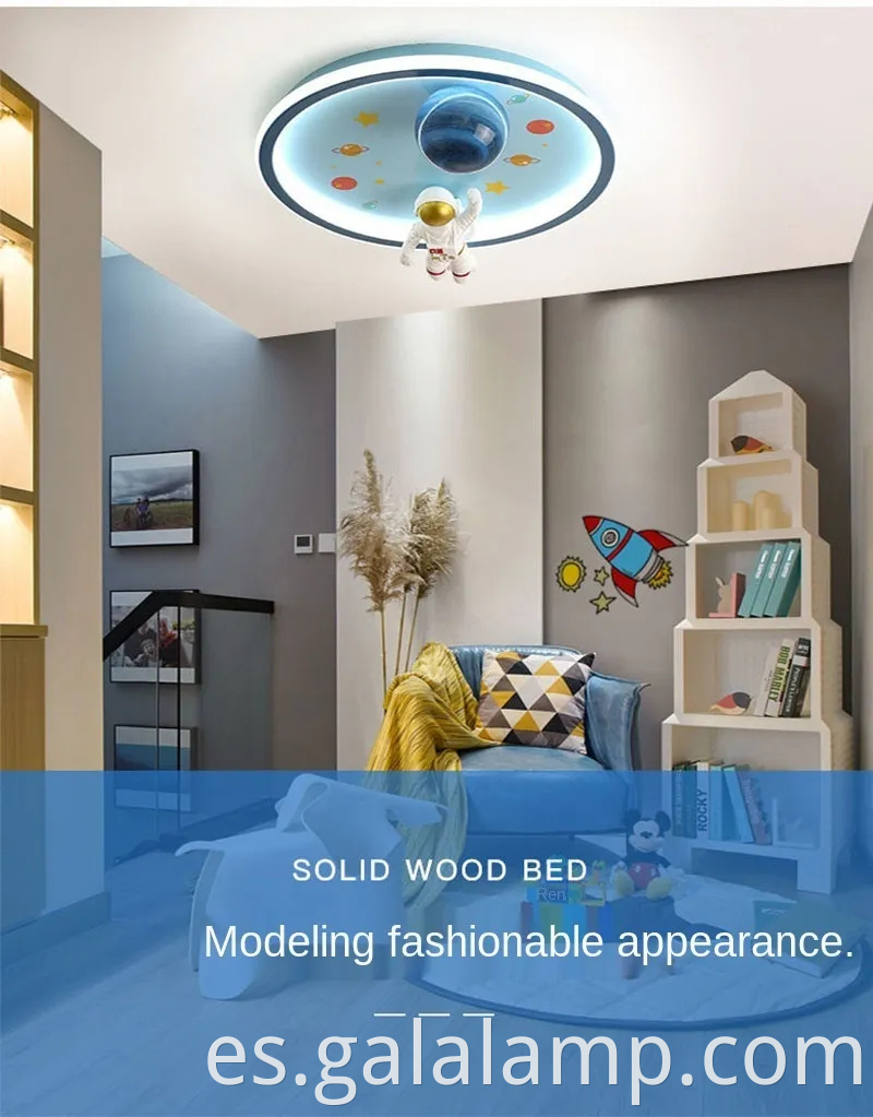 Dermanitamiento de la habitación de niños LED LED LIGHT Astronaut Astronaut Planeta Astronaut